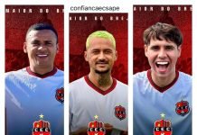Confiança anuncia renovação de contrato com três jogadores para o Paraibano 2026