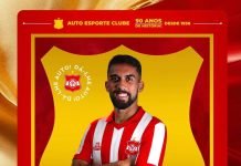Auto Esporte anuncia lateral-esquerdo Felipe Vasconcelos, ex-Juazeirense-BA