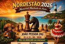 Campeonato Regional do Nordeste de Xadrez será realizado em João Pessoa