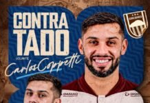 Serra Branca oficializa volante Carlos Coppetti, ex- América-RN e Treze