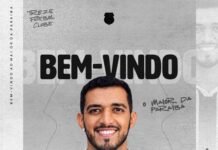 Treze anuncia a contratação do meia-atacante Talison Lui para a Copa Paraíba 2026